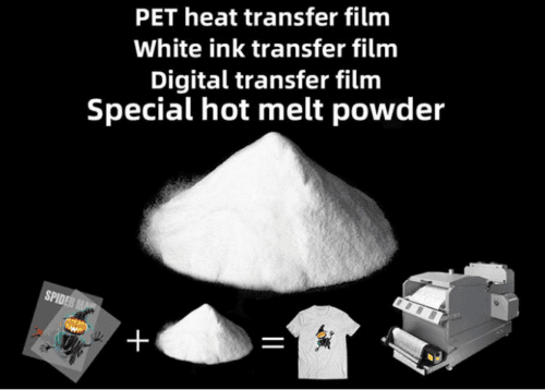 100-200μm DTF Powder TPU Adhesive Hot Melt Powder For T Shirt Heat Transfer Printing - DTF Powder - 1950.feihuaweiye.com